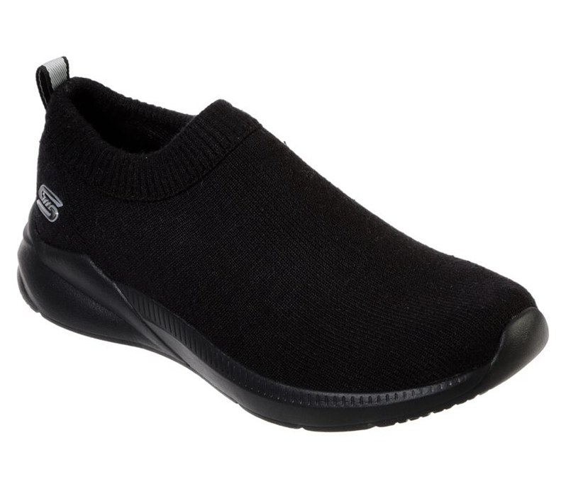 Skechers Dam Svarta Slip On - Bobs Sport Aria - Camp Velvet - Sverige (ZWEKD-6731)